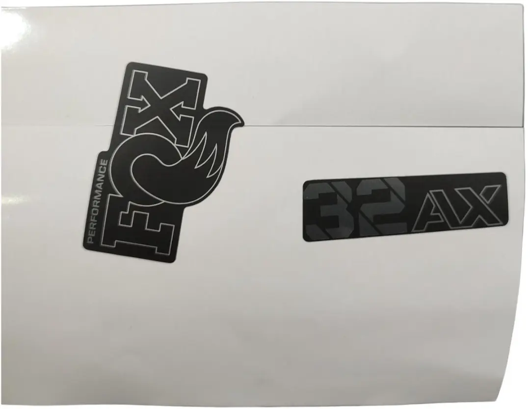 Fox Factory Float AX P-S Stickers - Oranje - afbeelding 3 van 4