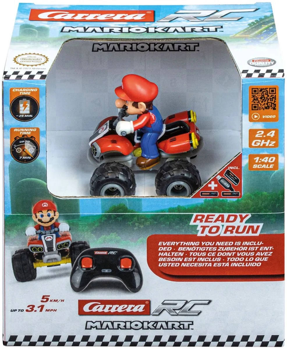 Nintendo Super Mario Quad RC 1:40 - Rood - afbeelding 6 van 6