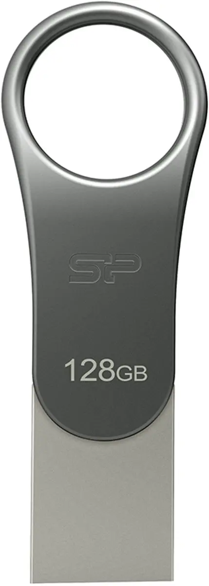 Silicon Power C80 USB-Stick 128GB - Grijs - afbeelding 5 van 5