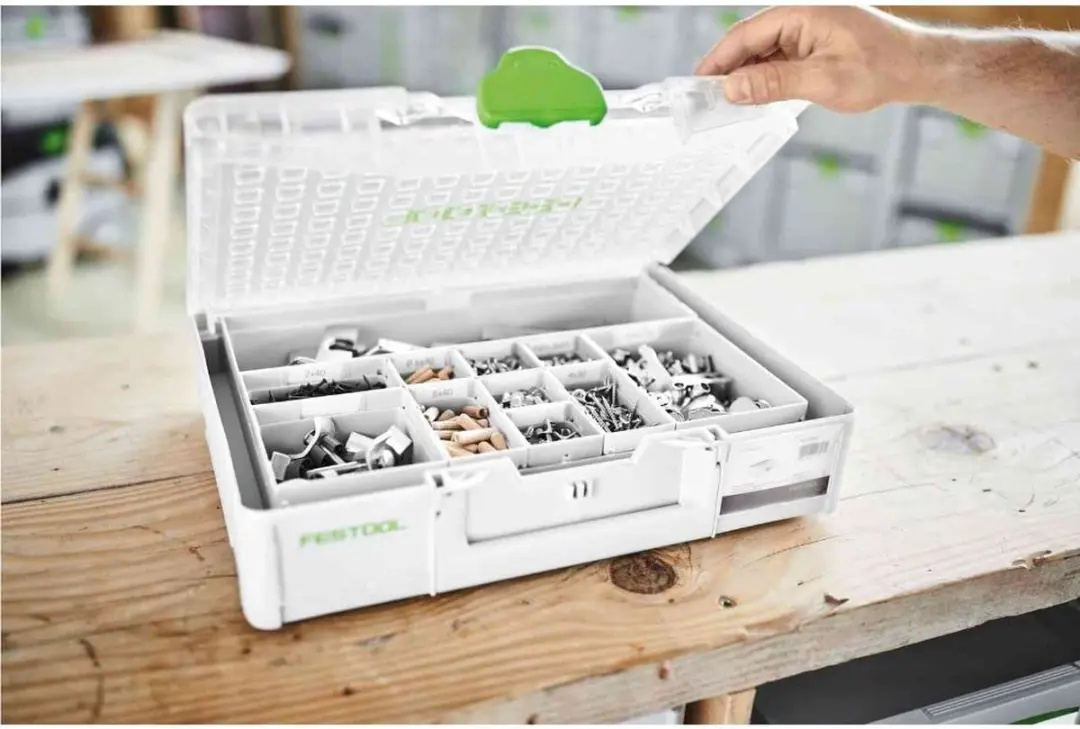 Festool SYS3 ORG L 89 Systainer³ - 9.7L Lichtgrijs - afbeelding 3 van 6
