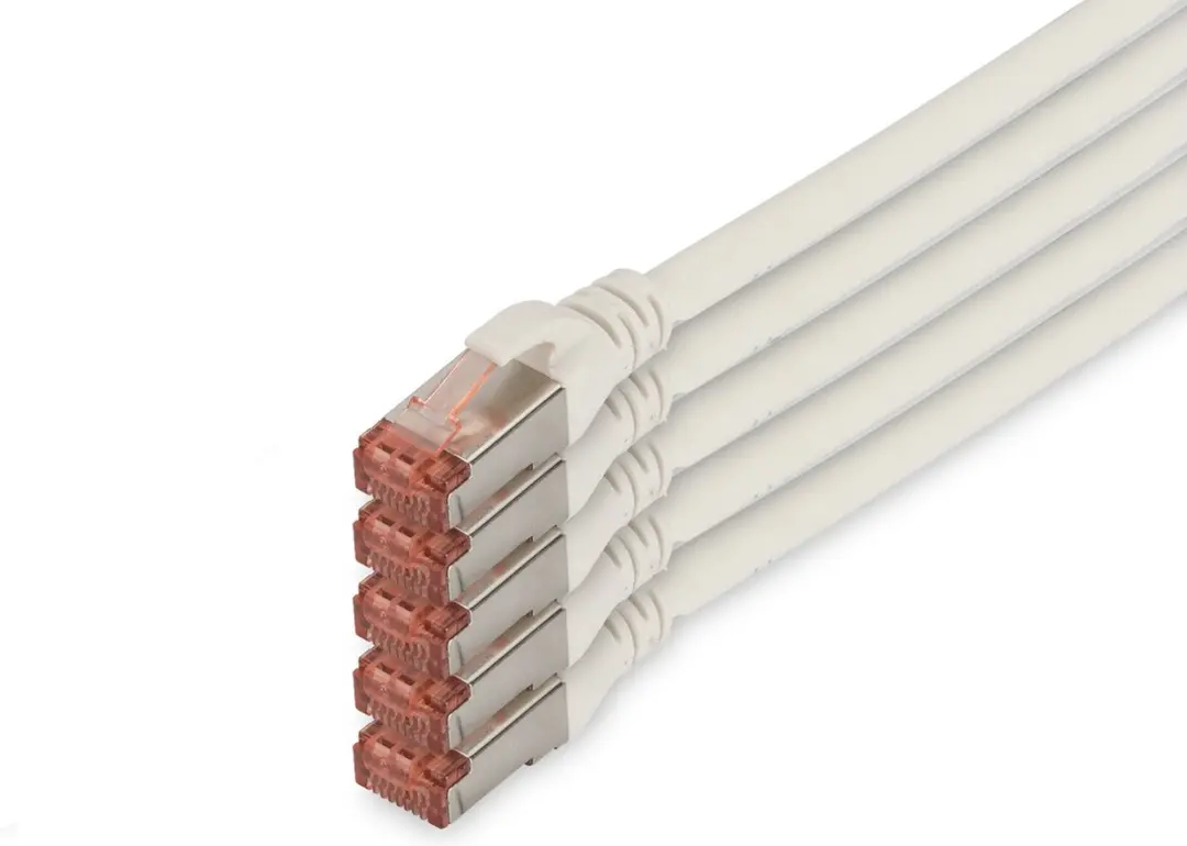 Digitus CAT6 sFTP Kabel 10m - Wit - 50 Stuks - afbeelding 2 van 2