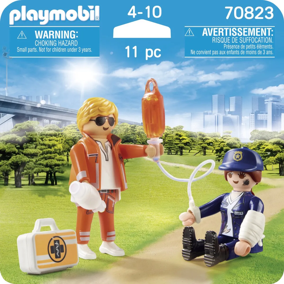 Playmobil DuoPack Spoedarts & Politieagente 70823 - Multicolor - afbeelding 6 van 6
