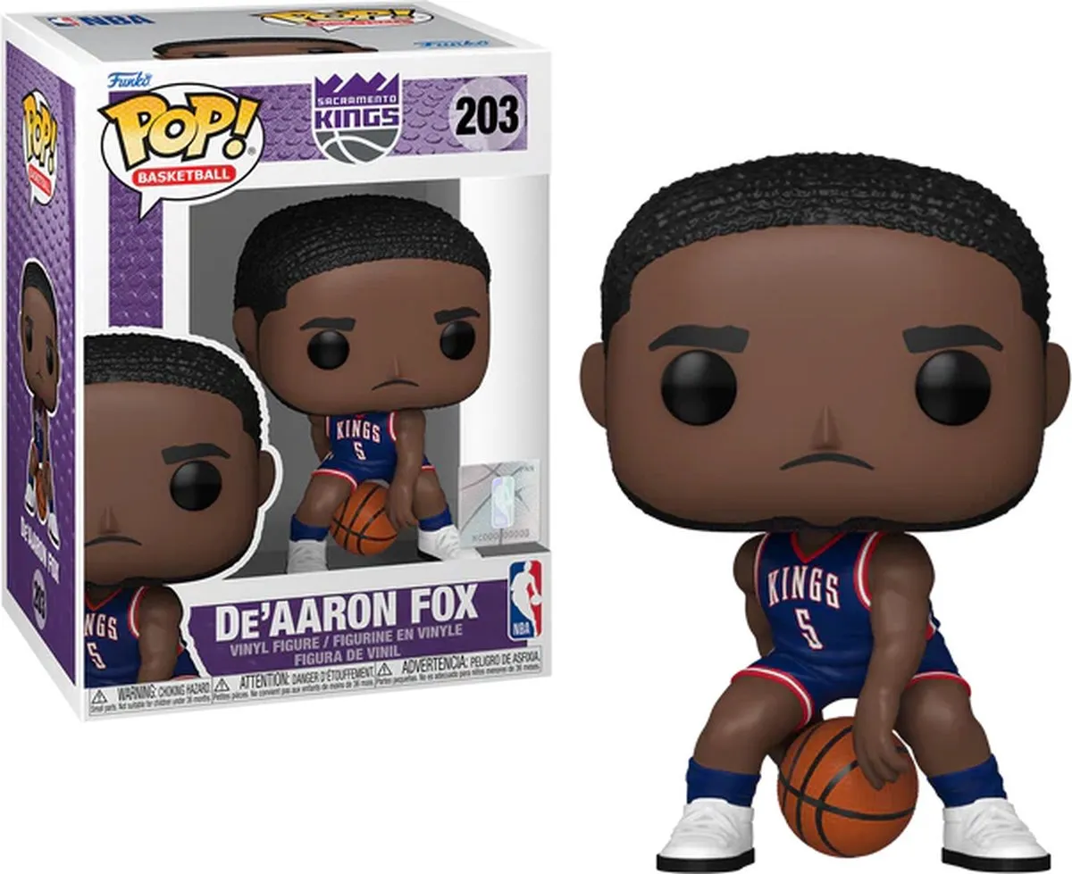 Funko Pop Basketball NBA Sacramento Kings De'Aaron Fox City Edition #203 - Multi