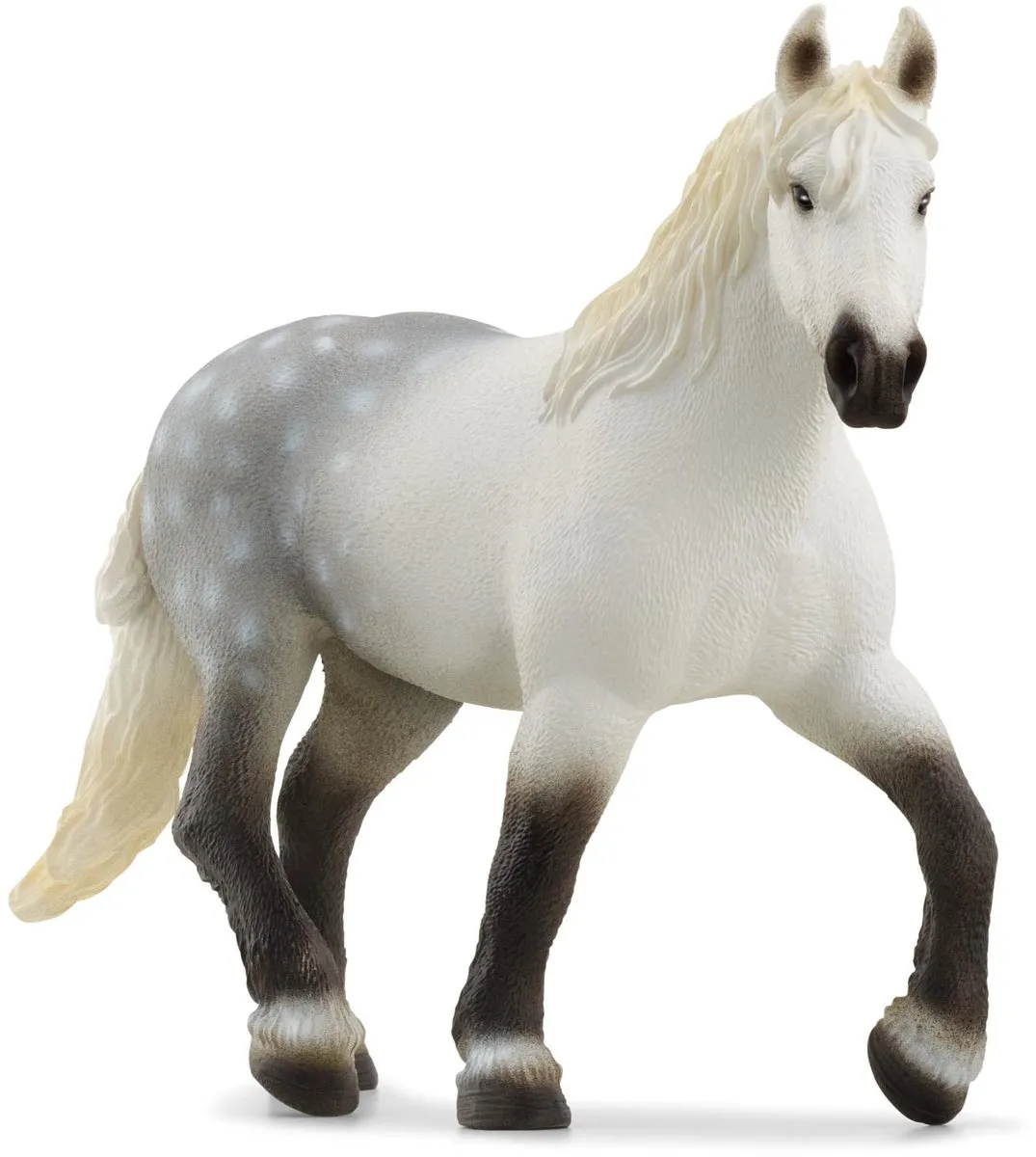 Schleich FARM WORLD Percheron Merrie 13971 - Wit/Grijs