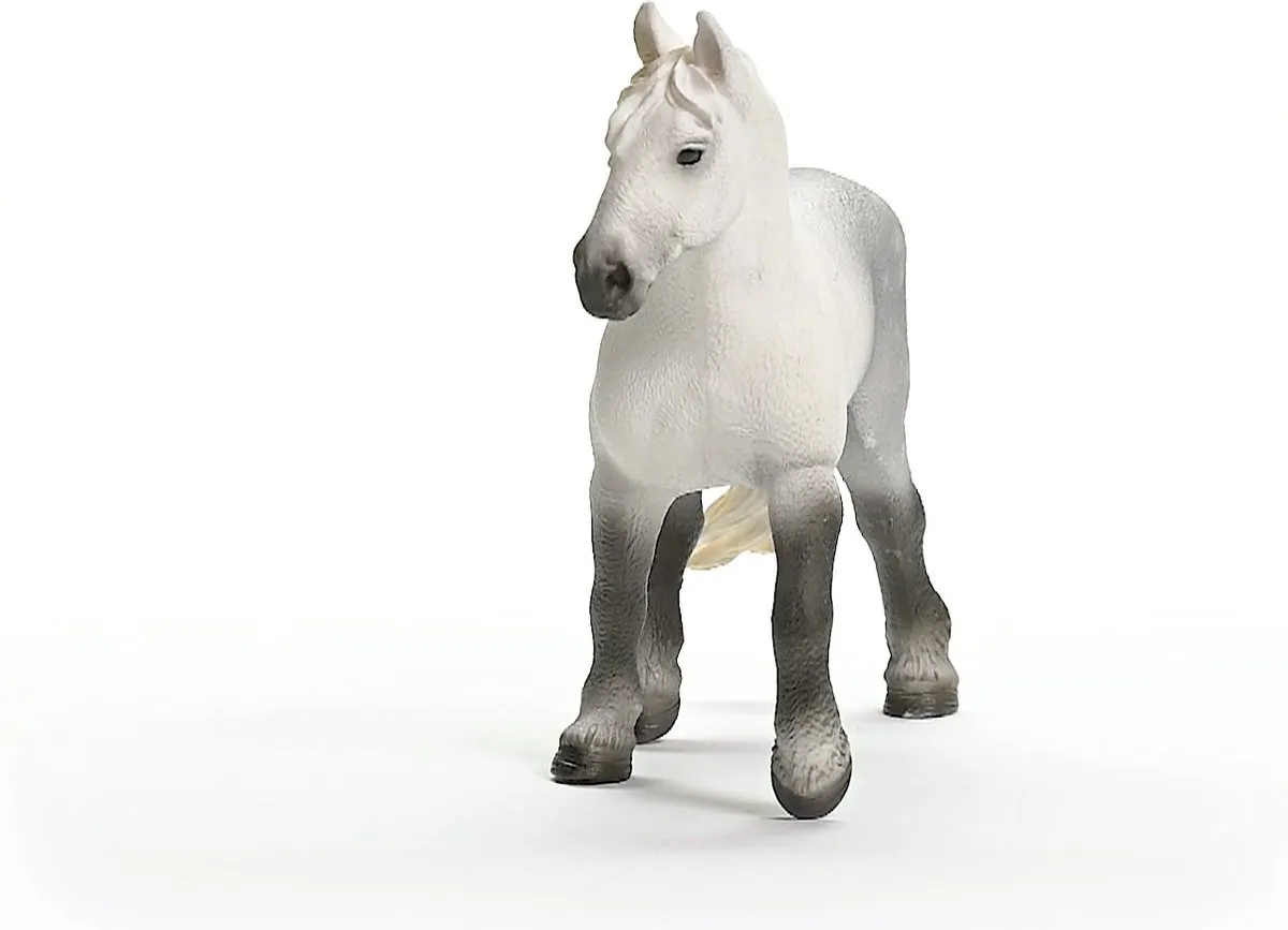 Schleich FARM WORLD Percheron Merrie 13971 - Wit/Grijs