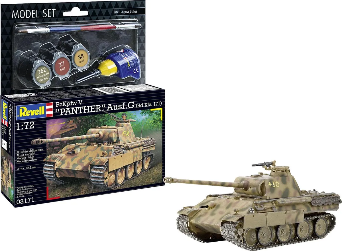 Revell PzKpfw V Panther Ausf.G 63171 Modelbouwpakket
