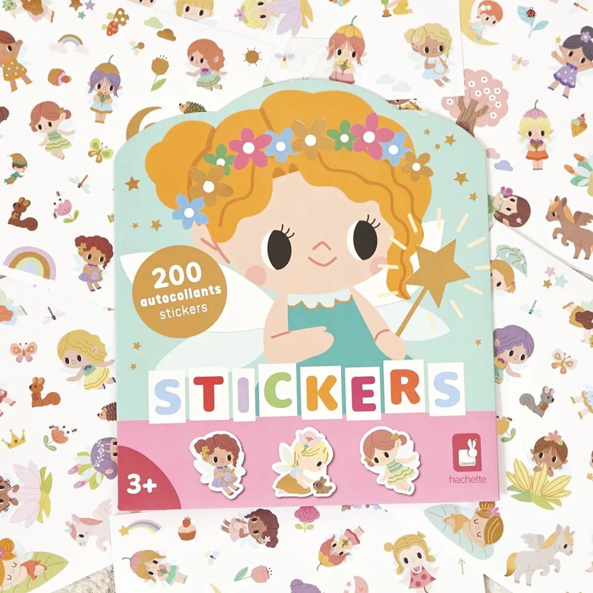 Janod Stickerset Feeënstickers 200 Stuks - Multicolor