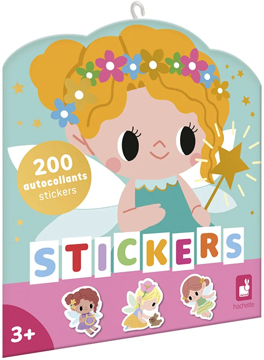 Janod Stickerset Feeënstickers 200 Stuks - Multicolor - afbeelding 6 van 6
