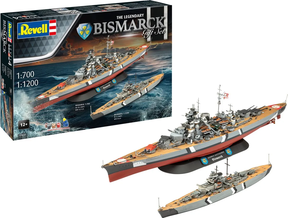 Revell Bismarck Modelbouwpakket 1:700