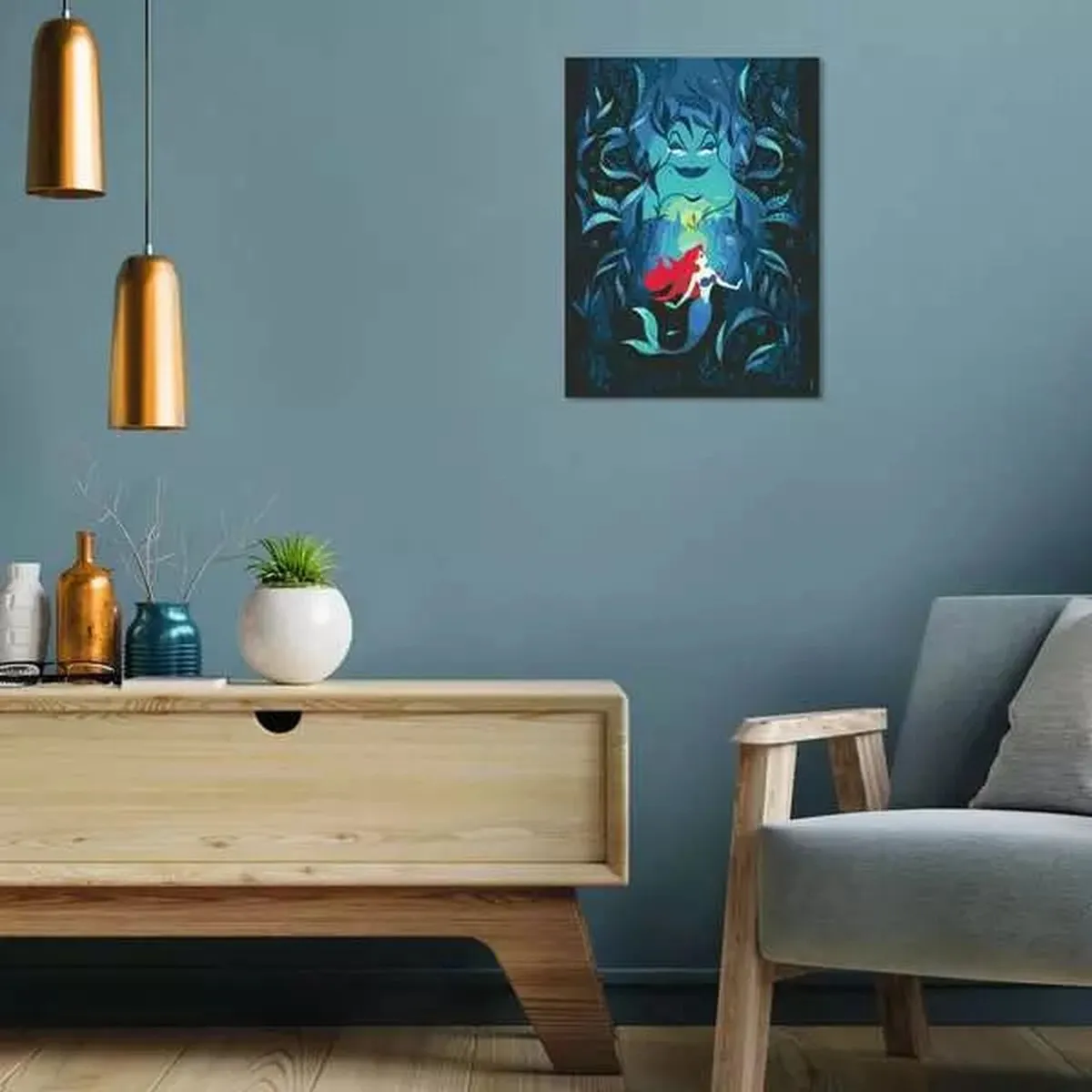 Ravensburger CreArt Disney Ariel en Ursula Schilderen op nummer - Multicolor