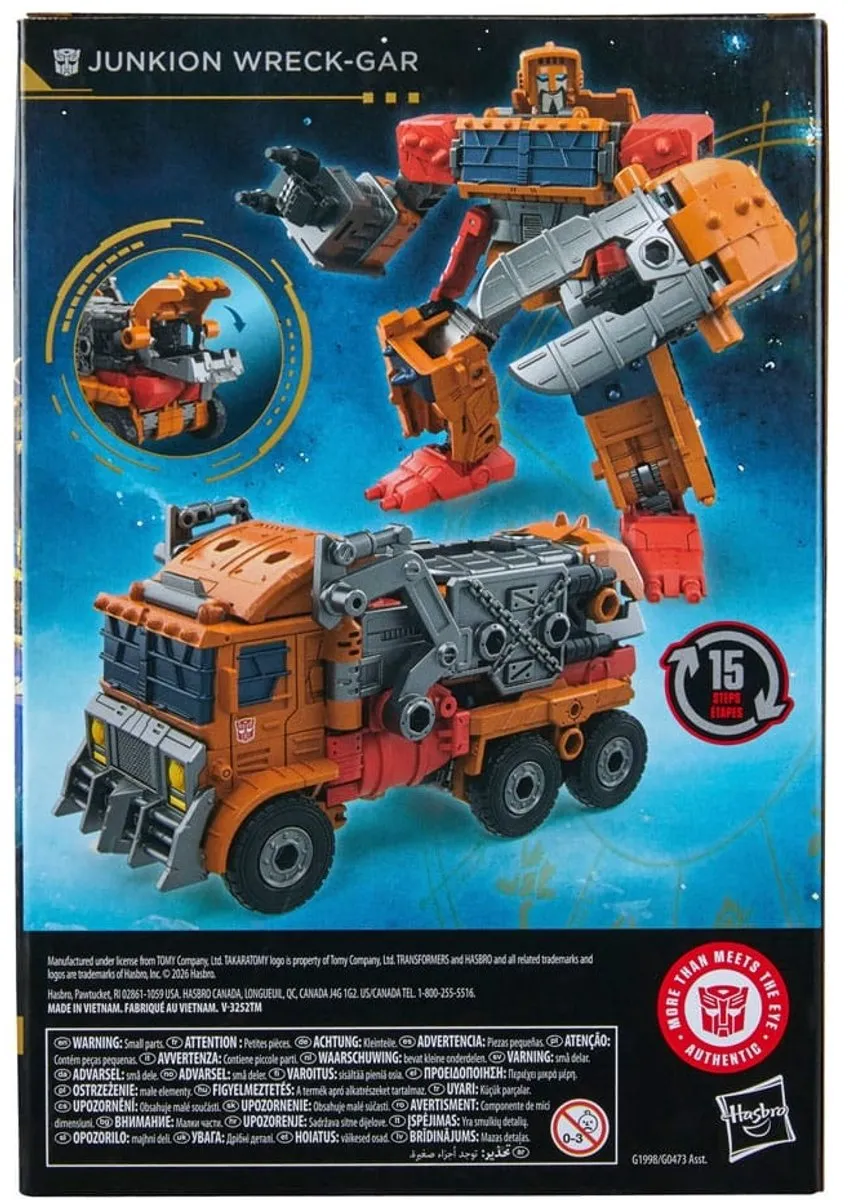 Hasbro Transformers Age of the Primes Voyager Junkion Wreck-Gar - Action Figuur 18cm - Multi