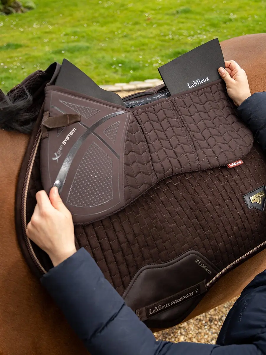 Lemieux Prosorb 3 Pocket Quilted Onderlegger Full - Bruin - afbeelding 6 van 6