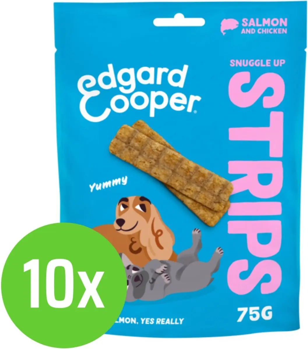 Edgard & Cooper Strips Salmon 75 gr