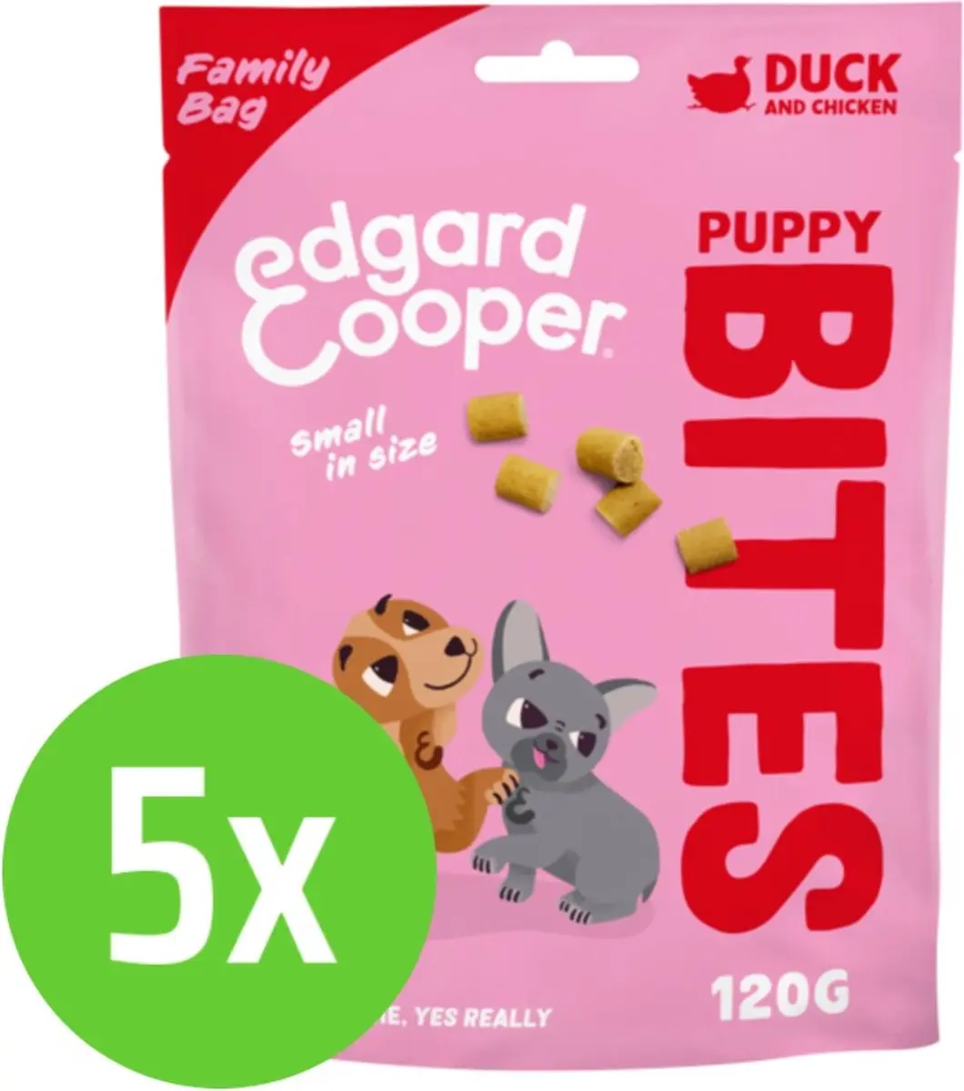 Edgard & Cooper Bite Puppy Duck Small 120 gram