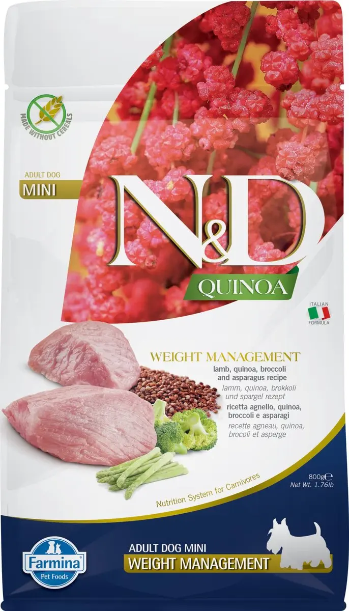 N&D Quinoa Weight Management Mini 800 gram