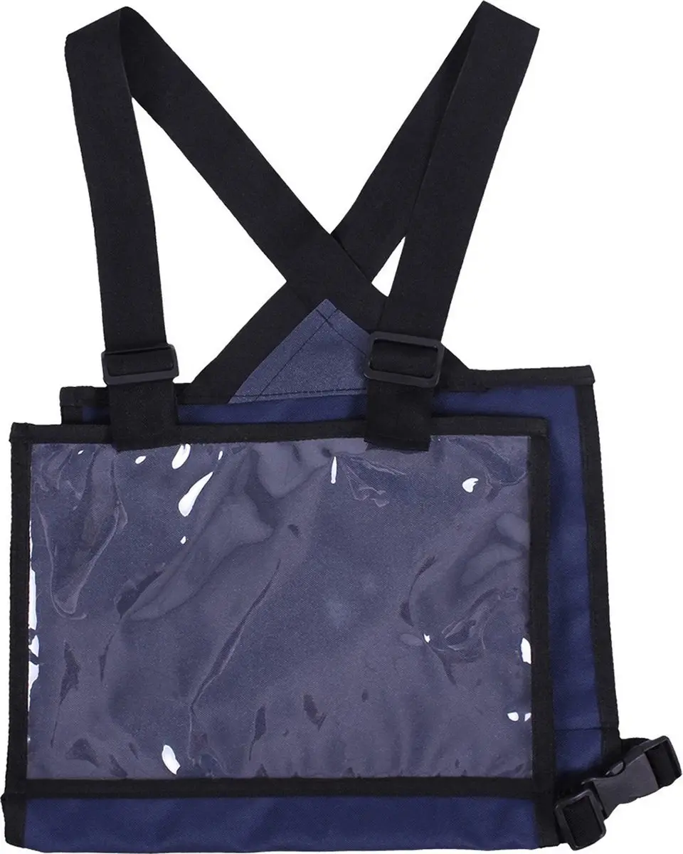 QHP Rugnummerhouder Donkerblauw