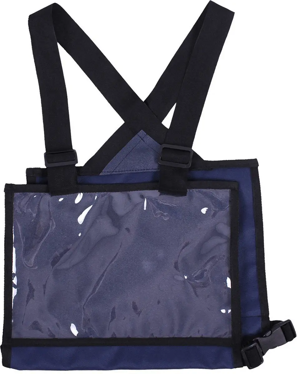 QHP Rugnummerhouder Donkerblauw