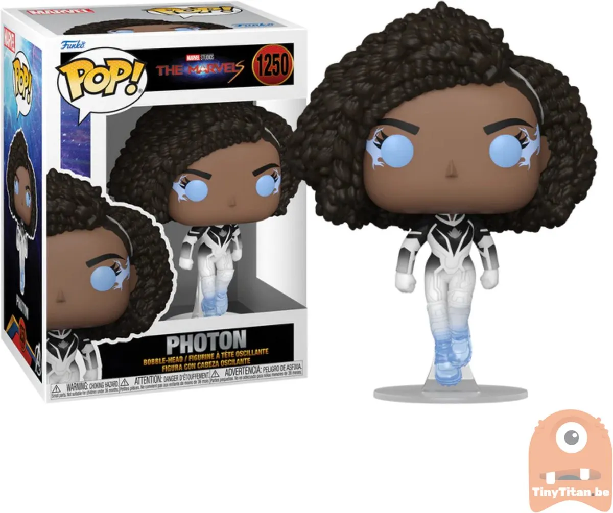 Funko Pop Marvel The Marvels Photon Superheld Figuur 9,5cm - 67596