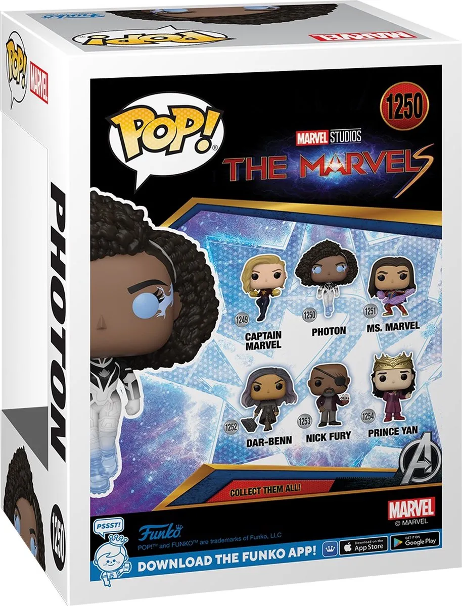 Funko Pop Marvel The Marvels Photon Superheld Figuur 9,5cm - 67596