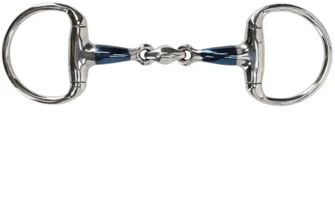 QHP Bustrens Dubbel Gebroken Anatomisch 14,5mm - Blauw - afbeelding 4 van 4