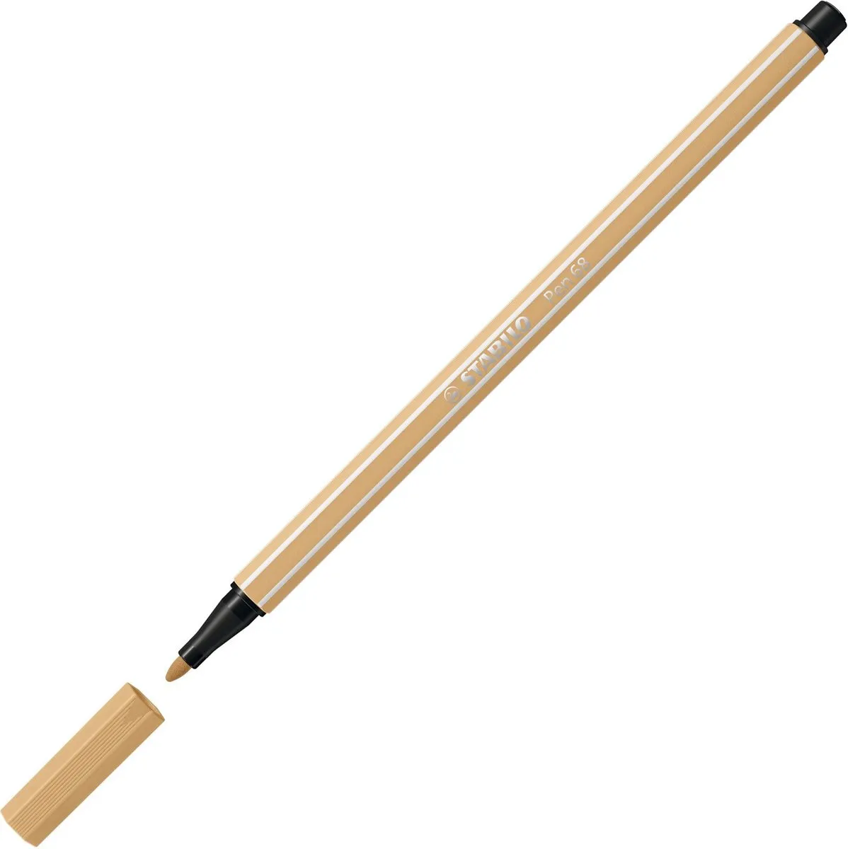 STABILO Pen 68 Viltstift - Licht Oker Geel