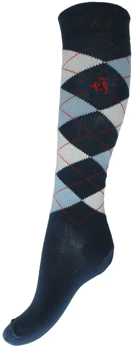 Epplejeck Sokken Square Donkerblauw-wit