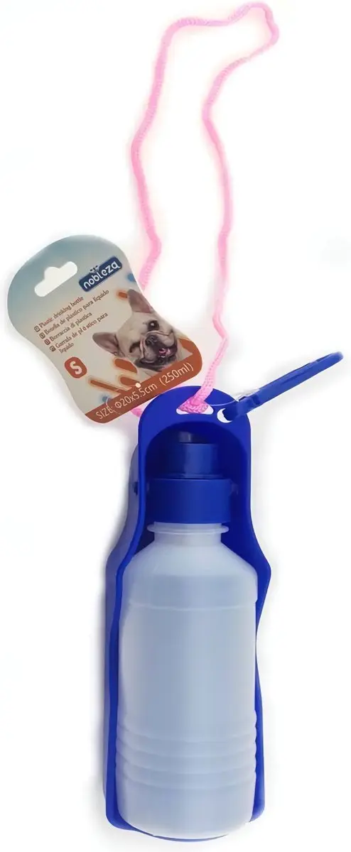 Nobleza Honden Drinkfles 500ml - Blauw