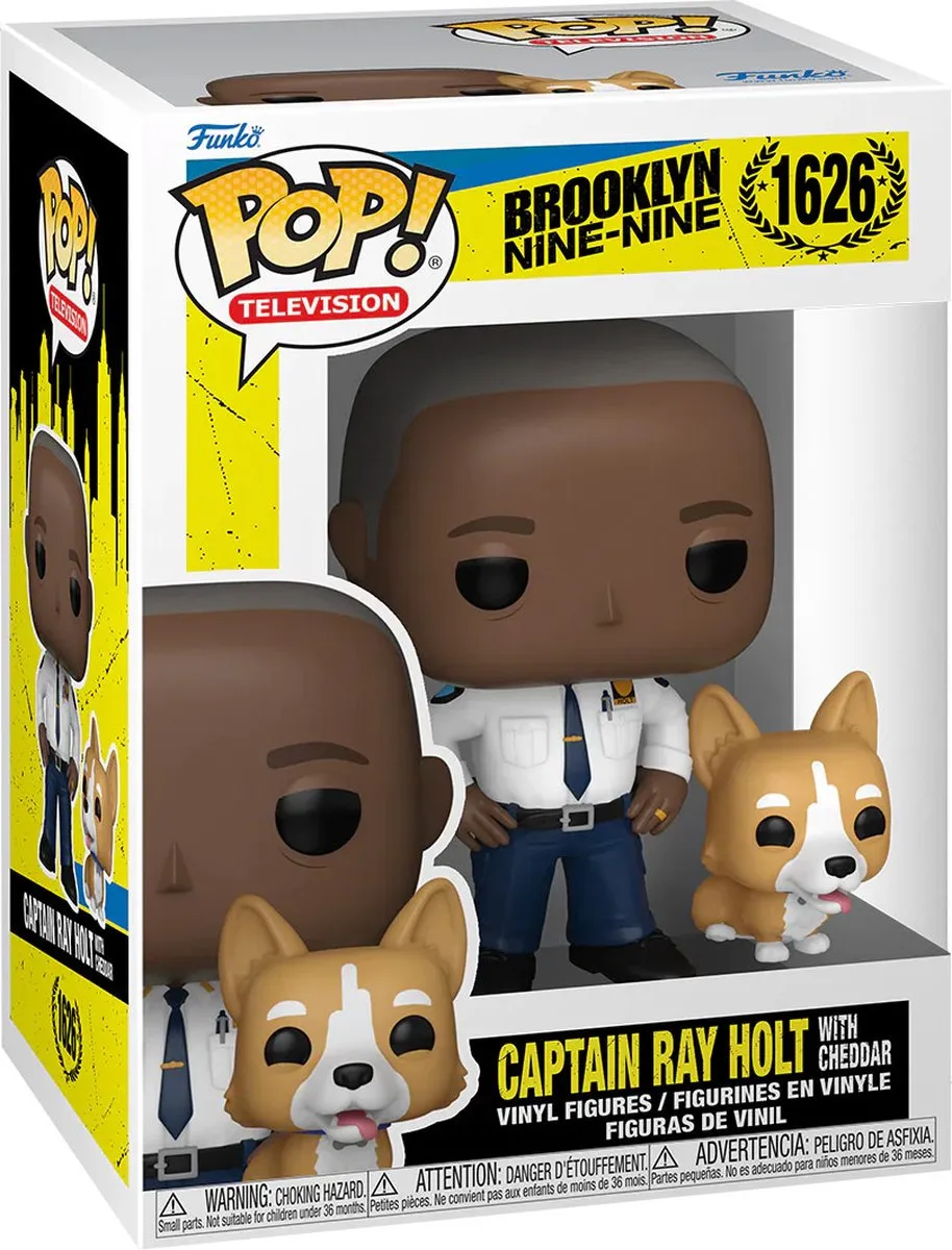 Funko Pop Brooklyn Nine-Nine Captain Holt Cheddar 61401