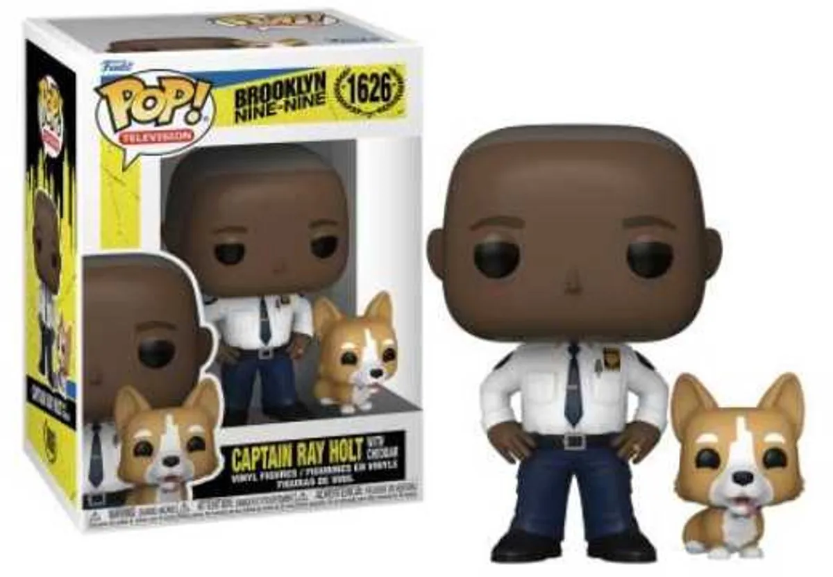 Funko Pop Brooklyn Nine-Nine Captain Holt Cheddar 61401 - afbeelding 5 van 6