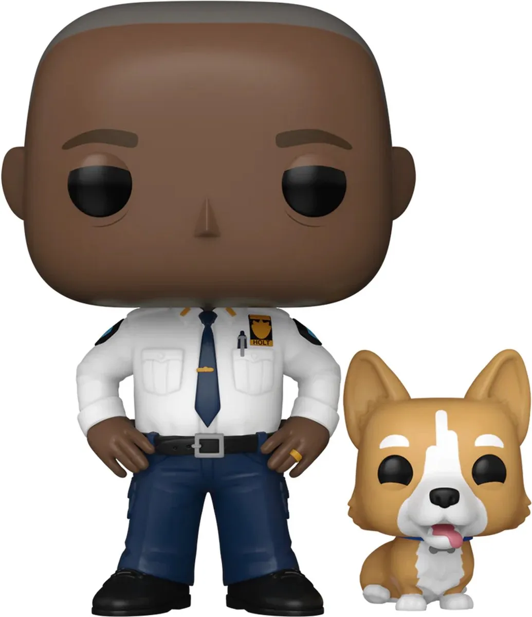 Funko Pop Brooklyn Nine-Nine Captain Holt Cheddar 61401 - afbeelding 2 van 6