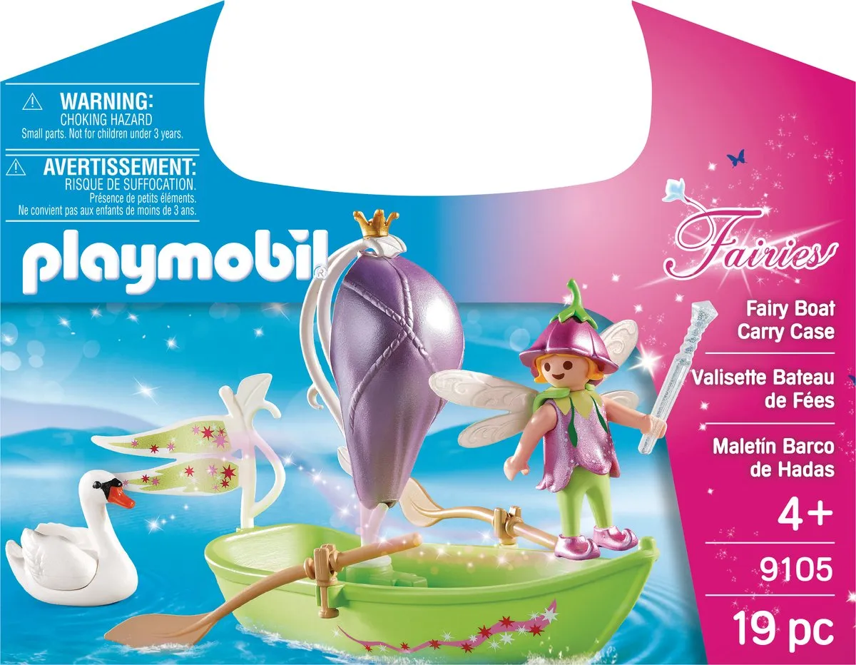 Playmobil Fairy Boat - Draagkoffer 9105 - Roze