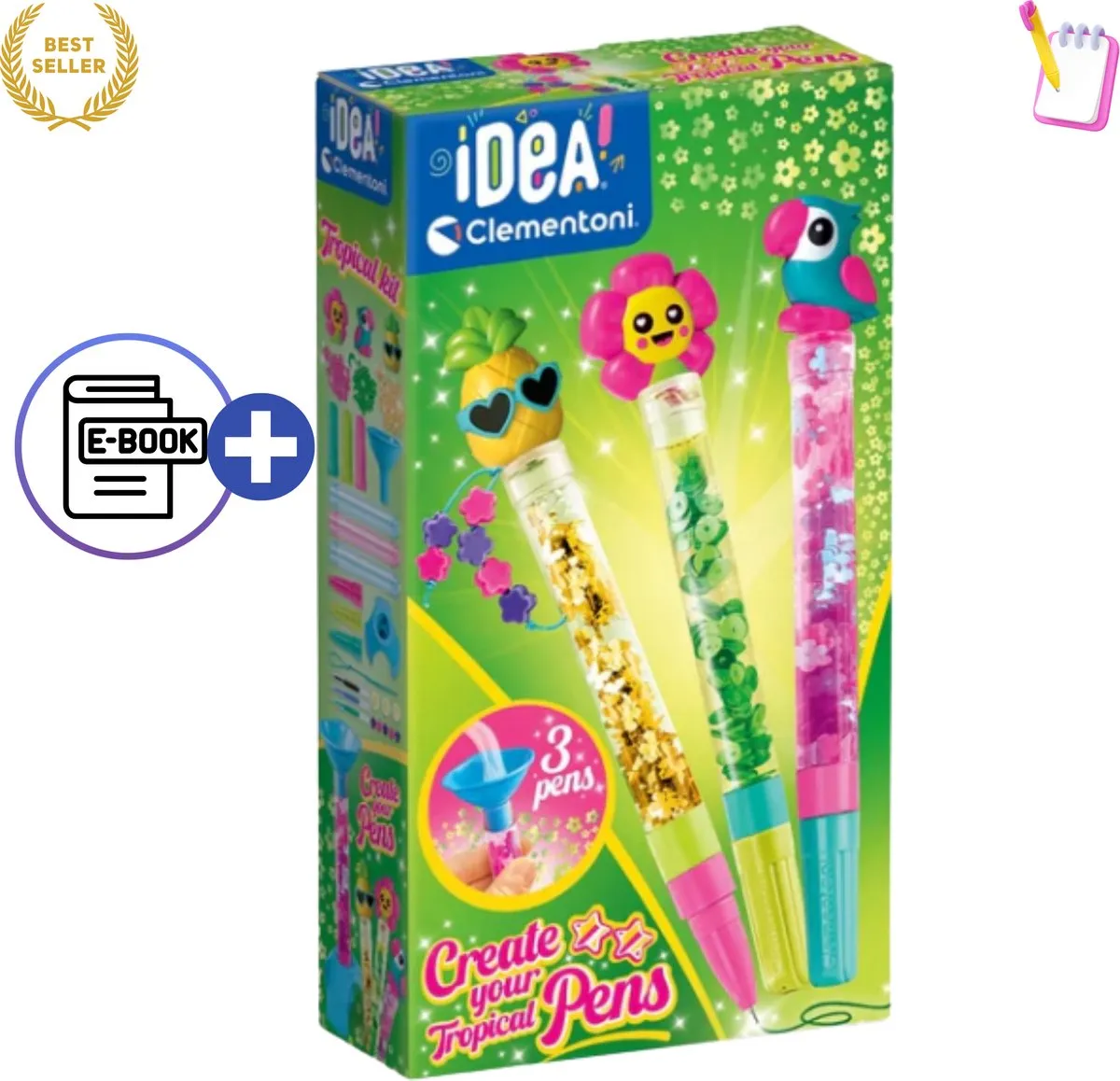 Clementoni Mini Factory Tropical Pens Multicolor