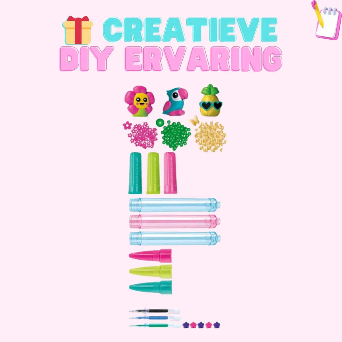 Clementoni Mini Factory Tropical Pens Multicolor - 3 Stuks - afbeelding 5 van 6