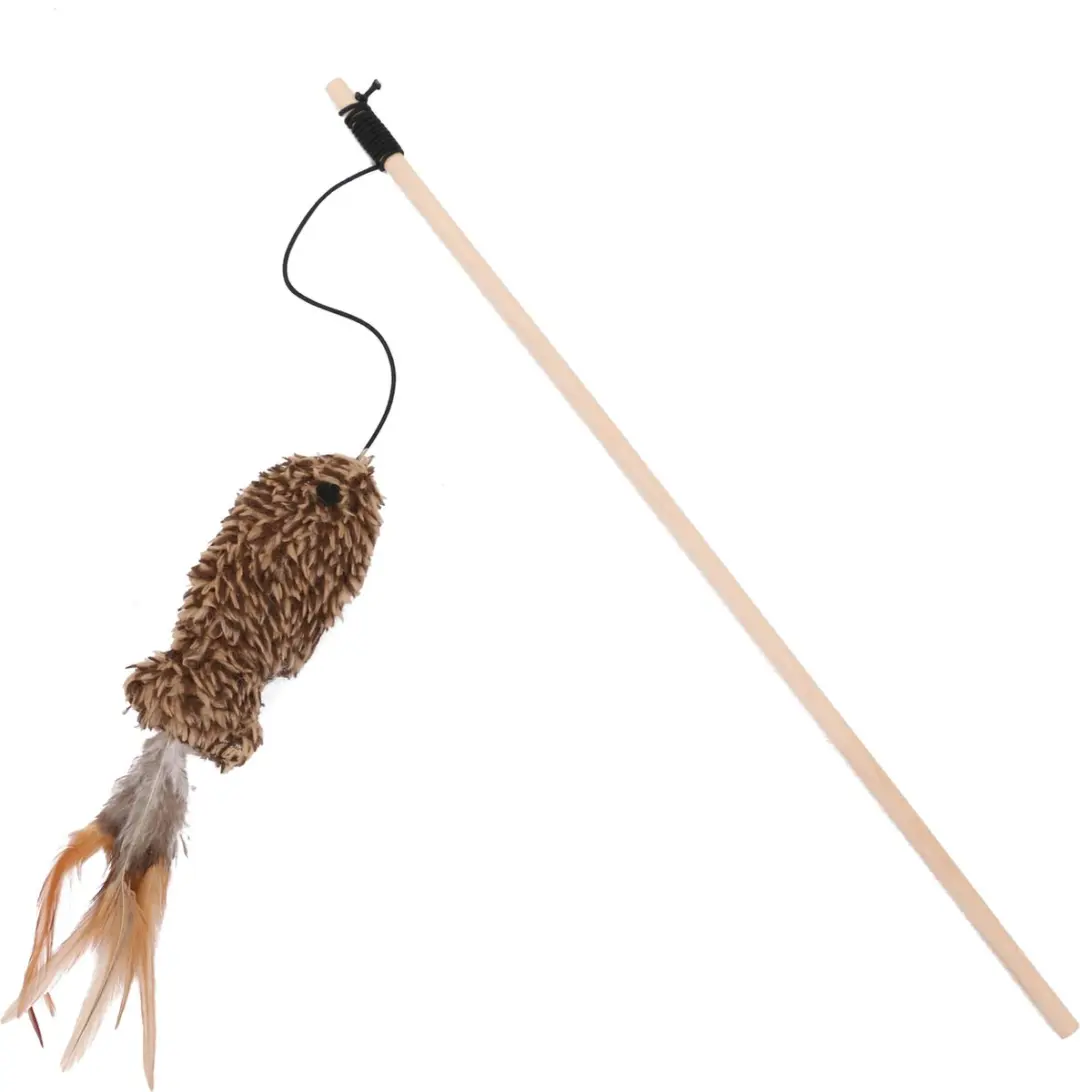Nobleza Kattenhengel met Pluche Vis en Veren