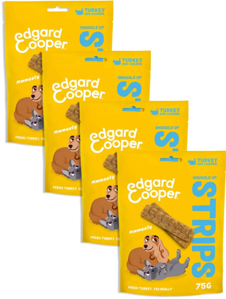Edgard & Cooper Adult Strips Kalkoen