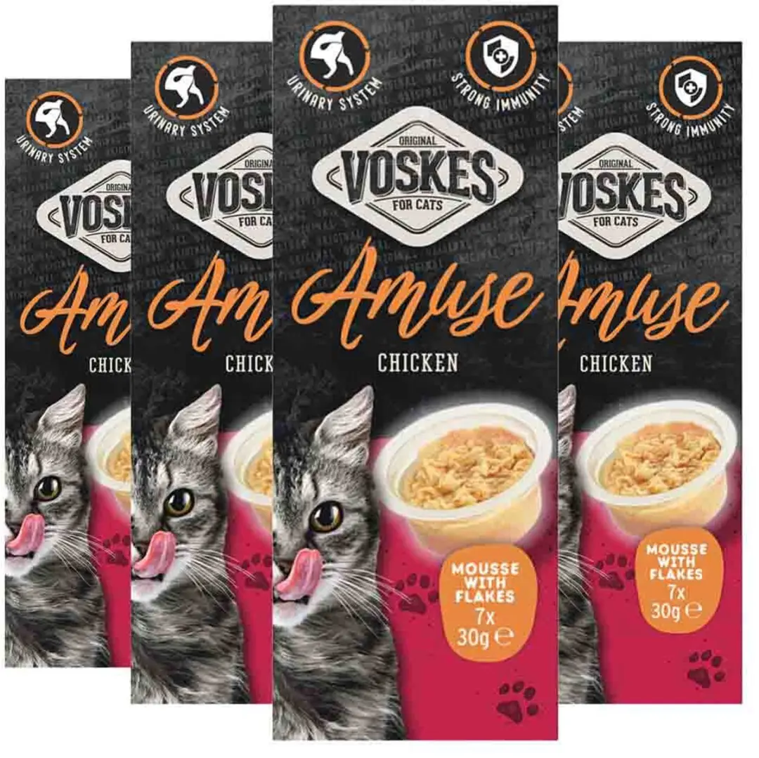 Voskes Kattensnack Mousse Kip