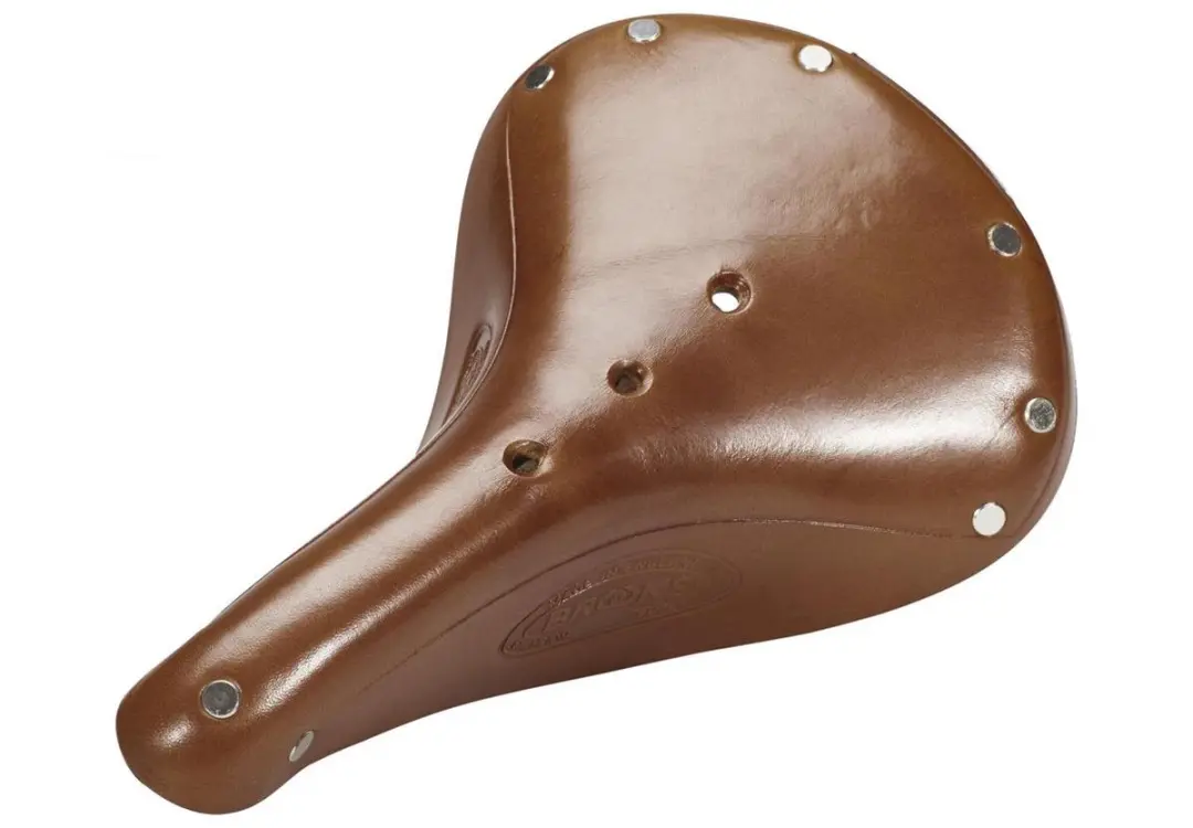 Brooks B396 Flyer Heren Zadel - Honing - afbeelding 4 van 6
