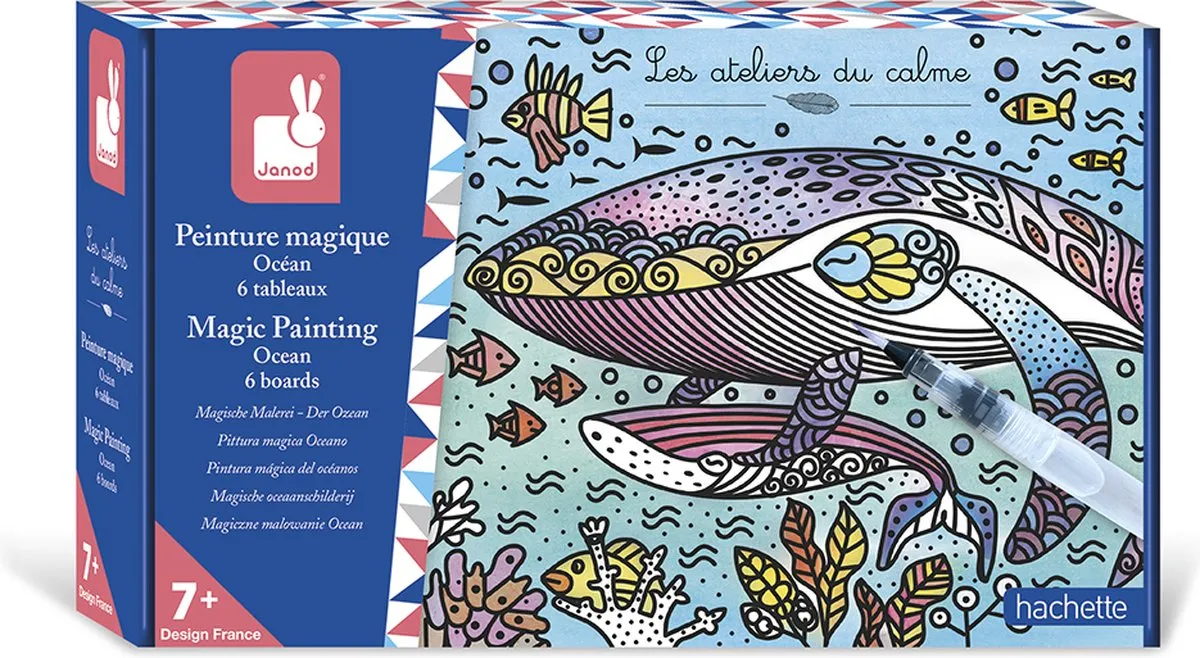 Janod Magisch Schilderij Oceaan - 6 Kunstwerken - Multikleur - afbeelding 3 van 4
