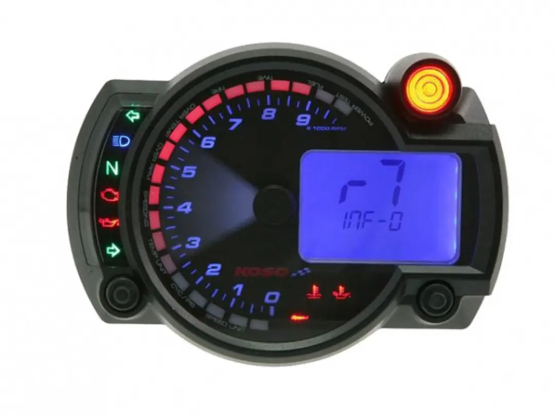 Race Dashboard Koso RX2N+ GP Style (Max. 10.000 RPM)