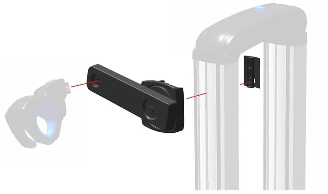 XLC CC-X61 Low Step Frame Adapter - Zwart - afbeelding 2 van 2