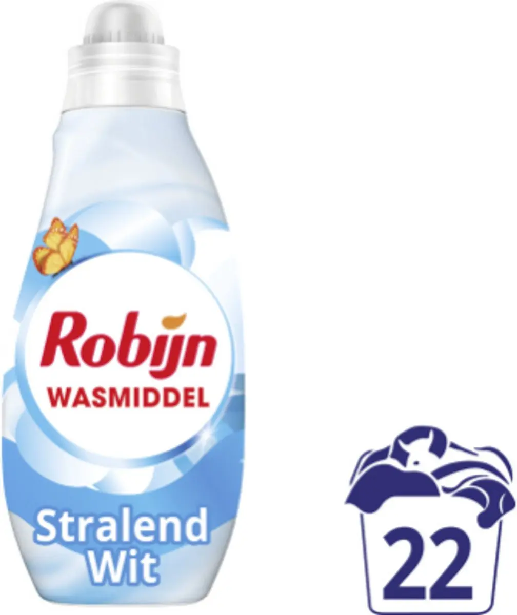 Robijn Klein & Krachtig Wasmiddel Stralend Wit 665ml