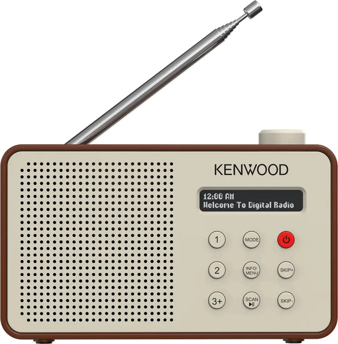 Kenwood CR-M25DAB Draagbare DAB+ Radio - Bruin - afbeelding 5 van 6