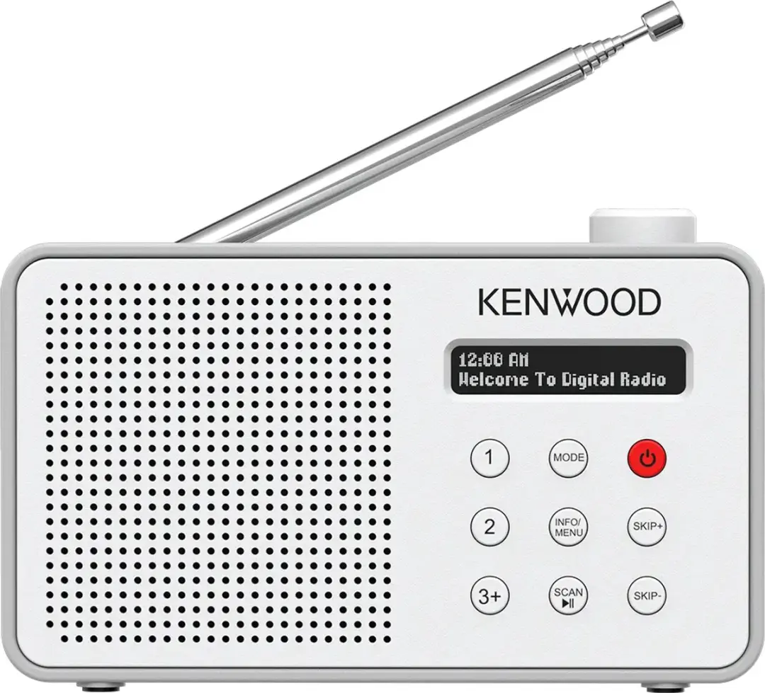 Kenwood CR-M25DAB Draagbare DAB+ Radio - Wit - afbeelding 5 van 6