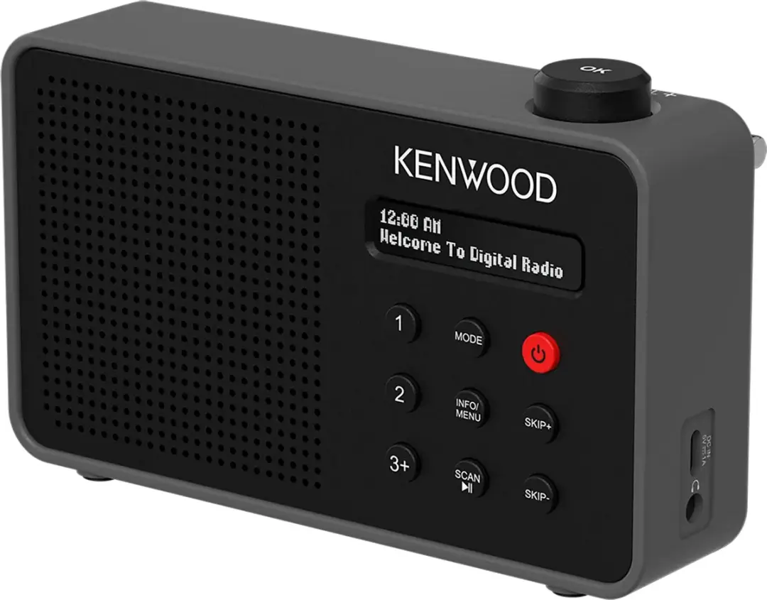 Kenwood CR-M25DAB Draagbare DAB+ Radio - Zwart - afbeelding 2 van 6