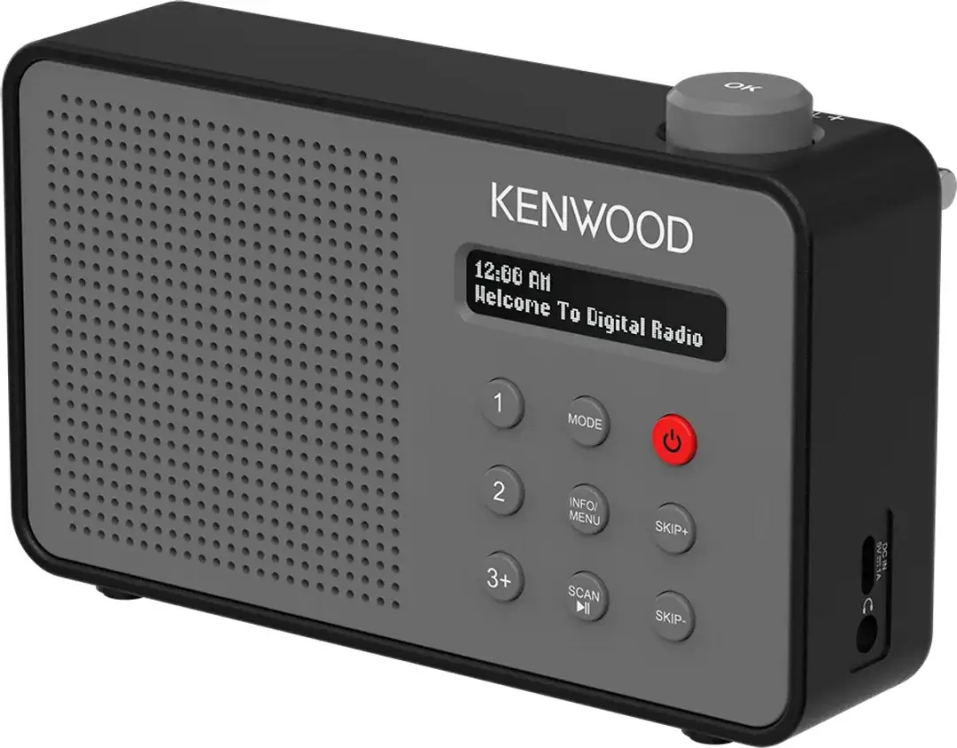 Kenwood CR-M25DAB Draagbare DAB+ Radio - Grijs - afbeelding 6 van 6