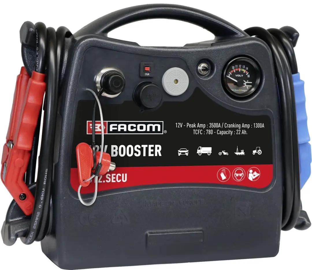 Facom Startbooster 12 Volt voor intensief gebruik