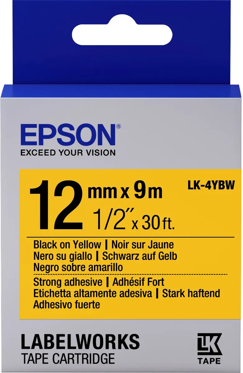Printerlabels Epson C53S654014 Zwart