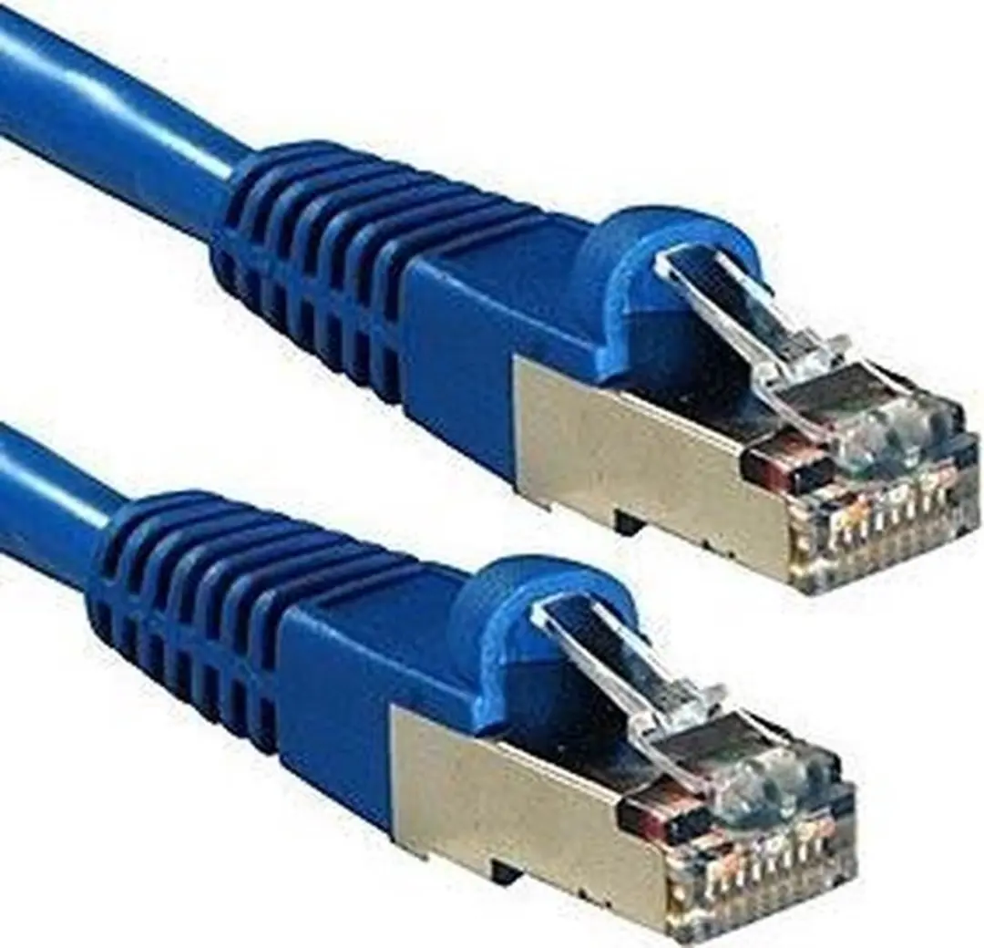 Lindy CAT6a sFTP Kabel 0.5m - Blauw - afbeelding 4 van 4