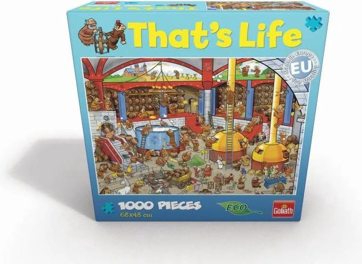 Goliath That's Life 1000 Puzzel - 1000 Stuks - Brewery