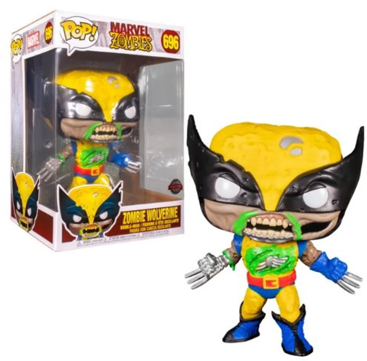 Funko Pop! Marvel Zombies Wolverine 10inch MEGA - Geel